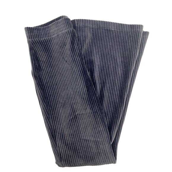 Aerie Groove-On Velour High Waisted Flare Pants Ribbed Loungewear Sz Small Short - Picture 9 of 9